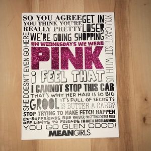 Mean Girls Wall Art